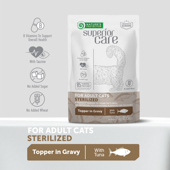 wet food supplement with tuna for sterilised adult cats of all breeds - 2