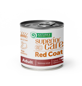 Red Coat Ergänzungsfuttermittel - Suppe für ausgewachsene Hunde aller Rassen mit Lachs und Thunfisch