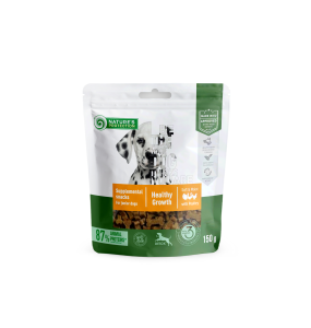aliments complémentaires - collations pour chiens juniors de toutes races avec de la volaille