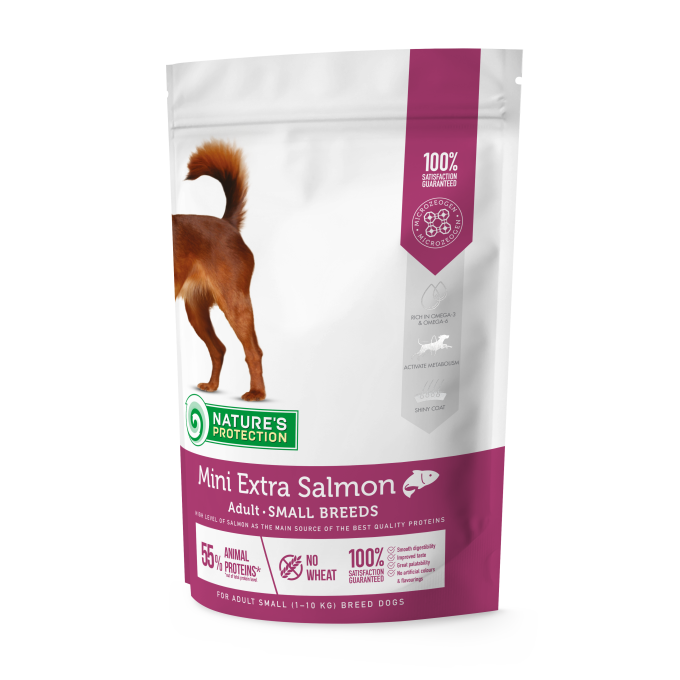 Salmon small breed dog food on sale