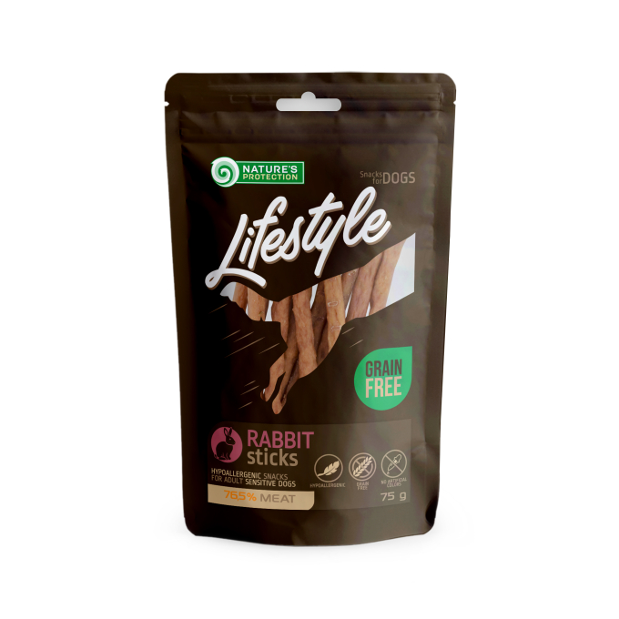 snacks voor honden, konijnensticks - 0
