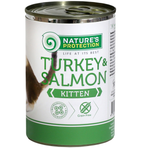 blikvoer voor junior katten met kalkoen en zalm