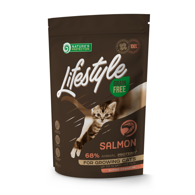 dry grain free food for kittens with salmon Cats