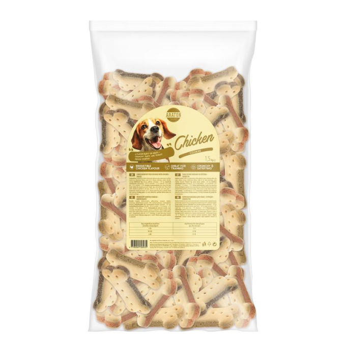 aliments complémentaires - collations pour chiens, biscuits au poulet - 0