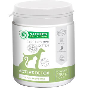 Active Detox, aanvullend diervoeder voor volwassen honden en katten voor lichaamsontgifting