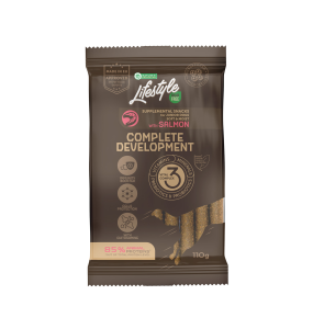 дополнительный беззерновой корм - снеки для собак младших возрастов с лососем