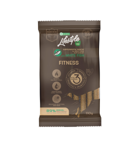 дополнительный беззерновой корм - снеки для взрослых собак с белой рыбой