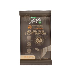 дополнительный беззерновой корм - снеки для взрослых собак с лососем