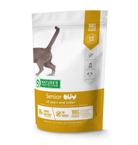 сухой корм с птицей для пожилых кошек