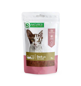 snack pour chats canard avec graines de chia