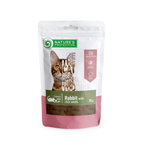 snack pour chats lapin avec graines de chia