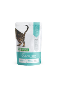 canned pet food for sterilised adult cats with ocean fish