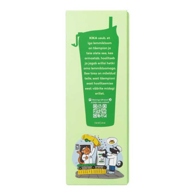 borraccia in plastica con illustrazioni, colore verde, con cannuccia - 3