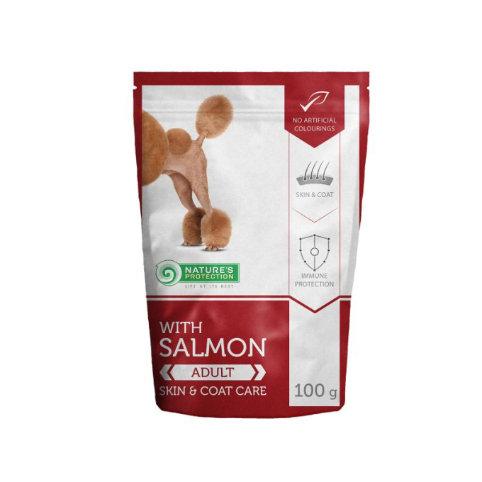 canned pet food for adult dogs with salmon - 1