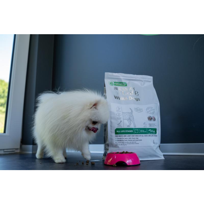 cibo secco con insetti per cani di tutte le taglie e di tutte le fasi di vita con pelo bianco - 3