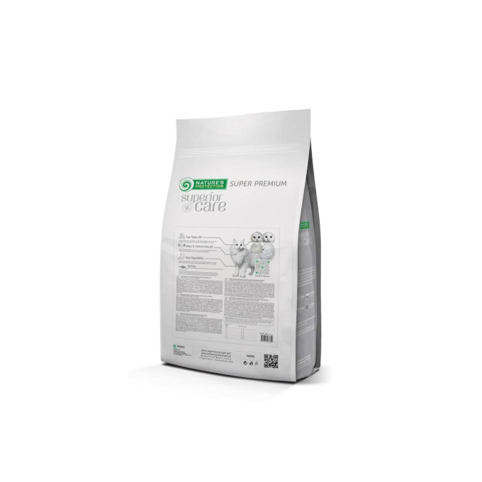 nourriture sèche sans céréales avec hareng pour chats adultes de toutes races à poil blanc - 2