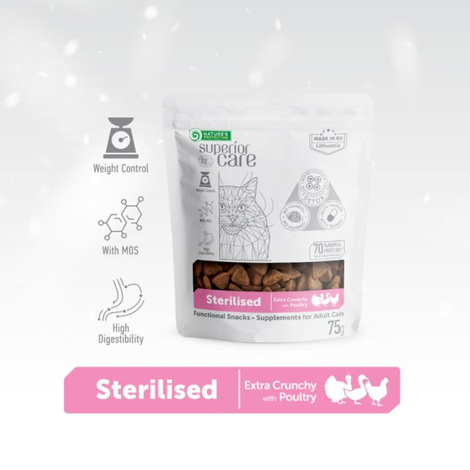 complementary feed - snacks with poultry for adult sterilised cat - 3