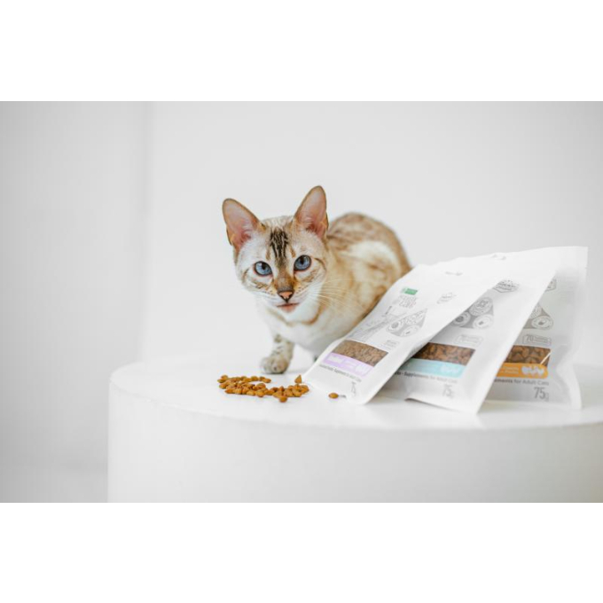 Christmas complementary feed - snacks for oral care with poultry for adult cats - 3