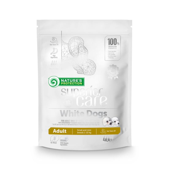 dry food for adult, small and mini breed dogs with white coat, with lamb - 0