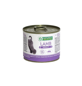 canned pet food for adult dogs with lamb