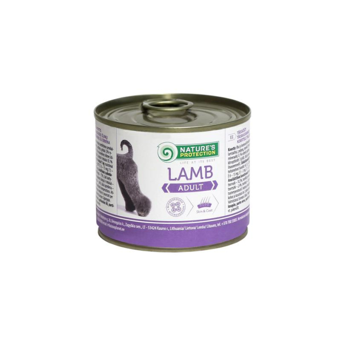 canned pet food for adult dogs with lamb - 0