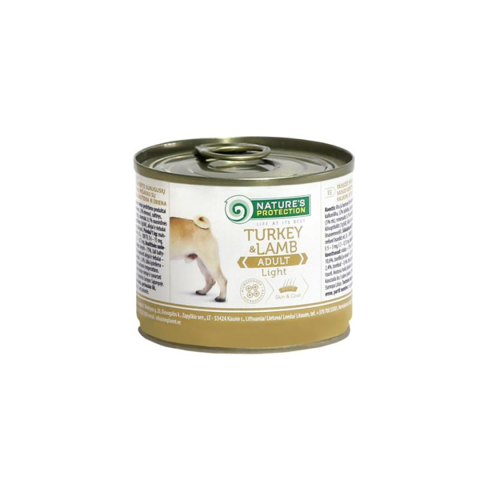 canned pet food for adult dogs with turkey and lamb - 0
