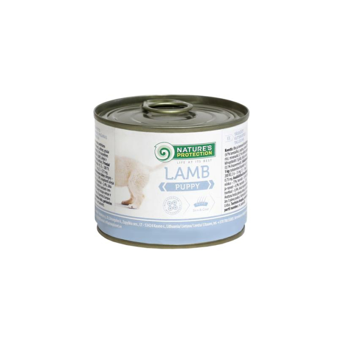 canned pet food for junior dogs with lamb - 0
