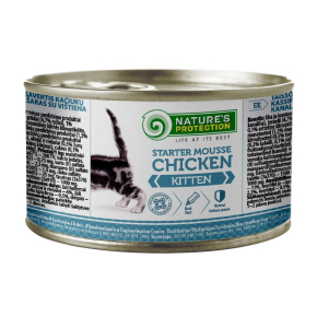canned pet food for junior cats with chicken