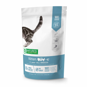 dry food for kittens with poultry and krill