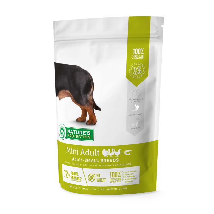 dry food for adult small breed dogs with poultry and krill - 0