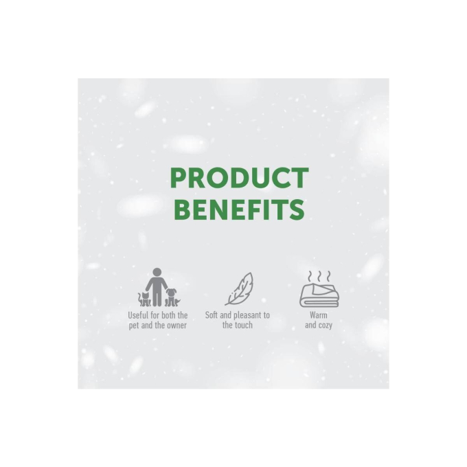 couverture, avec chiots blancs - 1