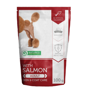 canned pet food for adult dogs with salmon
