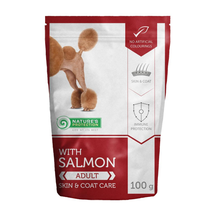 canned pet food for adult dogs with salmon - 0