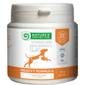 complementary feed for adult dogs for healthy skin &amp; coat