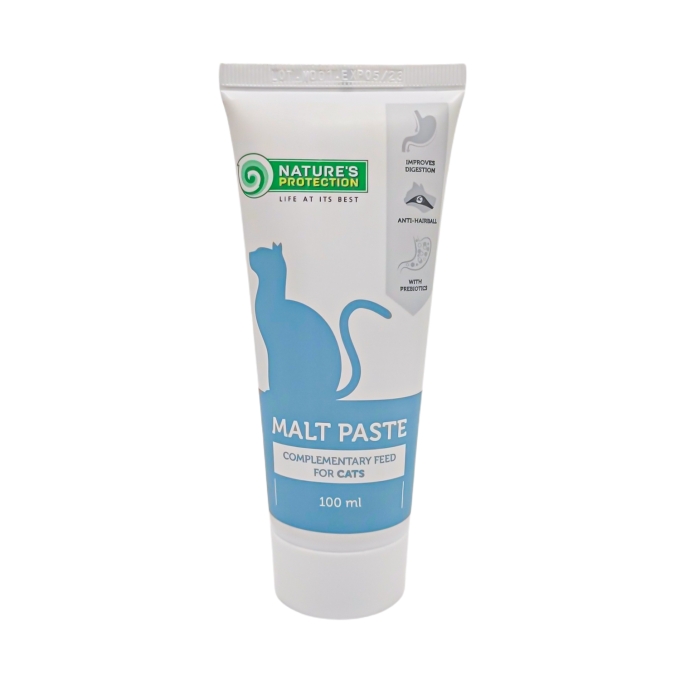 Malt paste, paste for cats  promoting hair removal, - 0