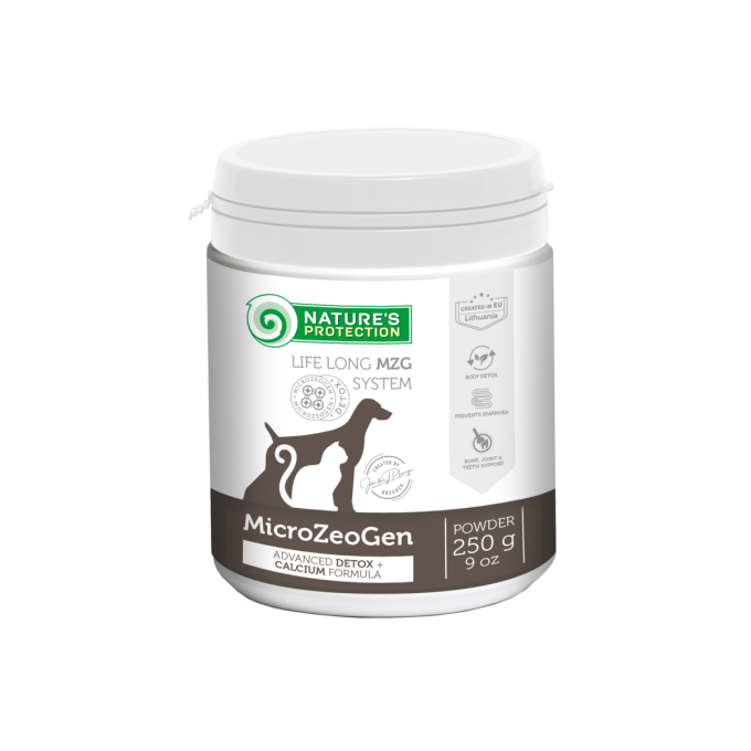 Pienso complementario MicroZeoGen para perros y gatos con calcio - 1
