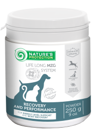 Recovery and Performance, complementary feed for adult dogs and cats for energy level support and body recovery