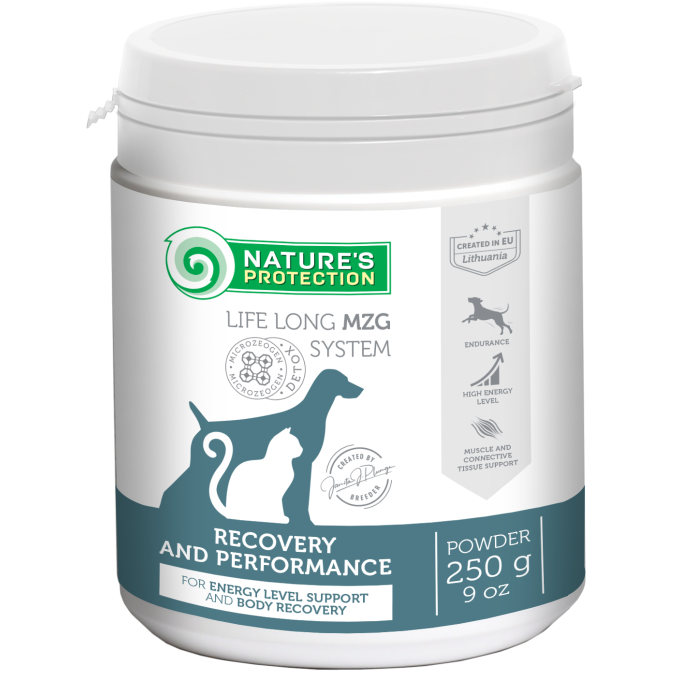 Recovery and Performance, complementary feed for adult dogs and cats for energy level support and body recovery - 0