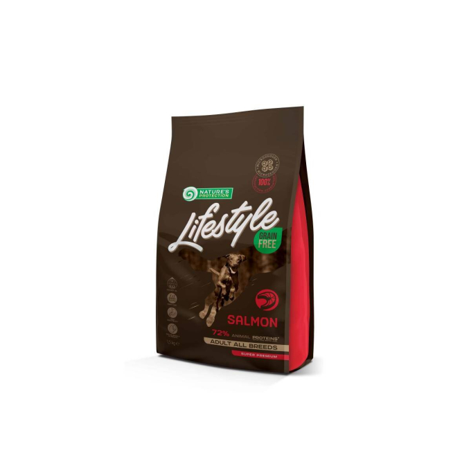 droogvoer zonder granen voor volwassen honden van alle rassen met zalm - 2