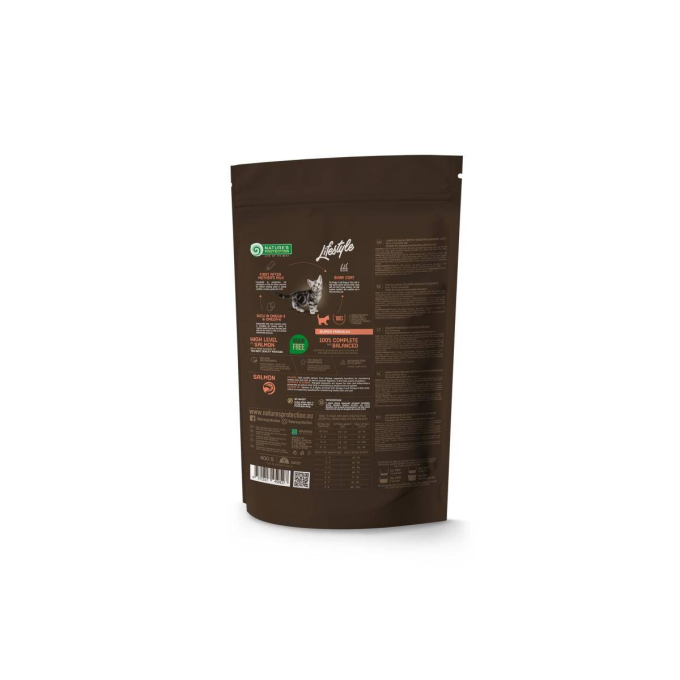 droogvoer zonder granen voor kittens met zalm - 1