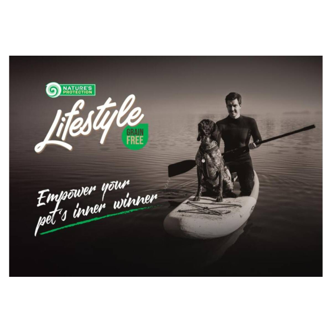 сухой беззерновой корм для молодых собак всех пород с лососем и крилем - 10