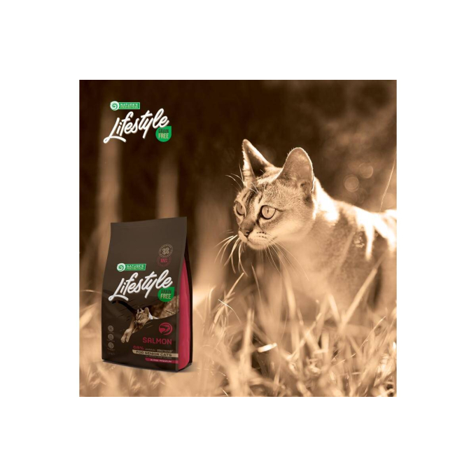 droogvoer zonder granen voor senior katten met zalm - 6