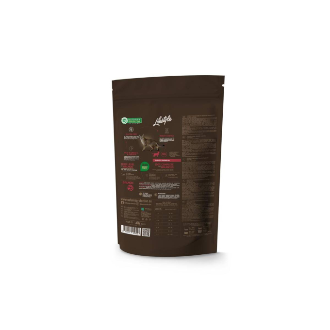 droogvoer zonder granen voor senior katten met zalm - 1