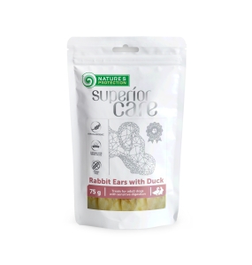 snacks for dogs rabbit ears with duck
