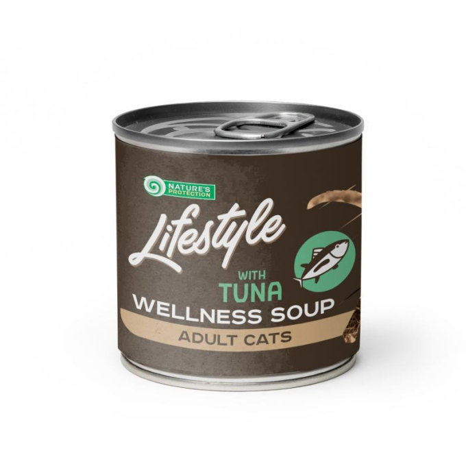 complementary feed - soup for adult cats with sensitive digestion, with tuna - 0