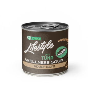 complementary feed - soup for adult cats with sensitive digestion, with tuna