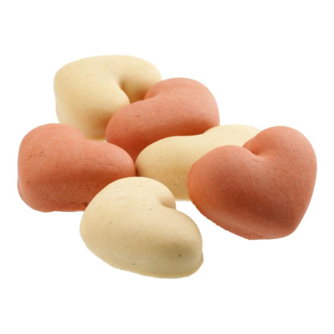 graanvrije aanvullende voeding-snacks voor honden, mini hartvormige vegetarische koekjes - 1