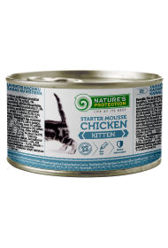 canned pet food for junior cats with chicken