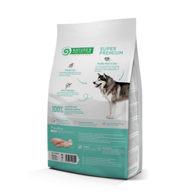 cibo secco per cani anziani di tutte le razze con pollame - 1