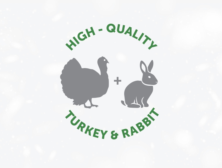 Turkey and rabbit as a protein source